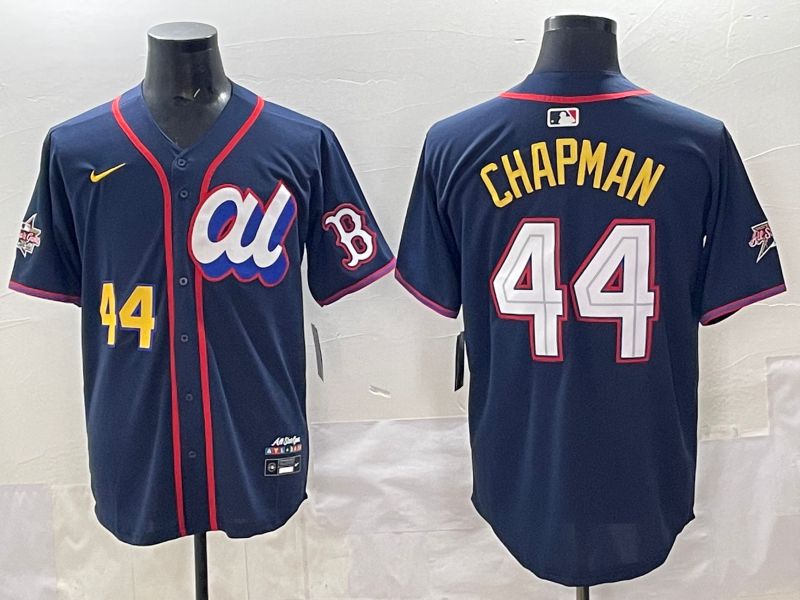 Men 2025 Boston Red Sox #44 Chapman Drak Blue All star Nike MLB Jersey style 05->boston red sox->MLB Jersey